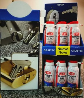 EXPOSITOR GRAFITO LUBE12X100ml